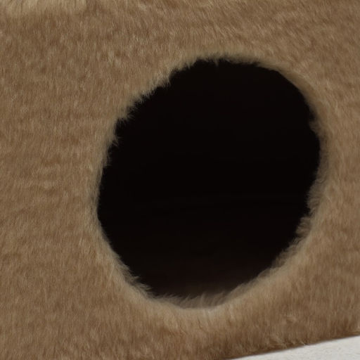 Домик для кошек с когтеточкой, с тремя когтеточками, джут, 51 х 31 х 132 см, бежевая - Simaland фото 5