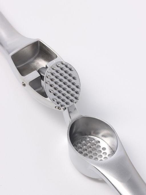 Пресс для чеснока Доляна Redline, 4×2.9×16 см, нержавеющая сталь, красный