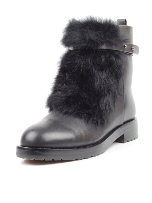 04-899E-2A1 8J25M Ботинки зимние женские (натуральная кожа, натуральный мех) - Фабричный китай фото 3