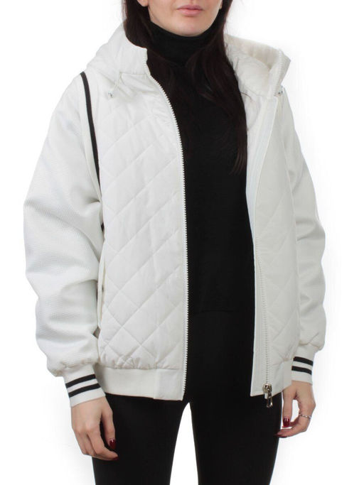 919 WHITE Куртка демисезонная женская (100 гр. синтепон) - Fashion фото 6