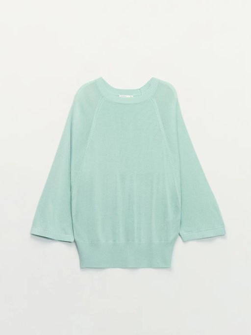 Джемпер с широким рукавом из вискозы / Zarina фото 2