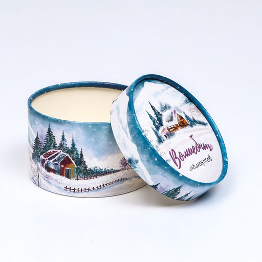 Коробка новогодняя, подарочная упаковка «Волшебных моментов» 13×8.5 см