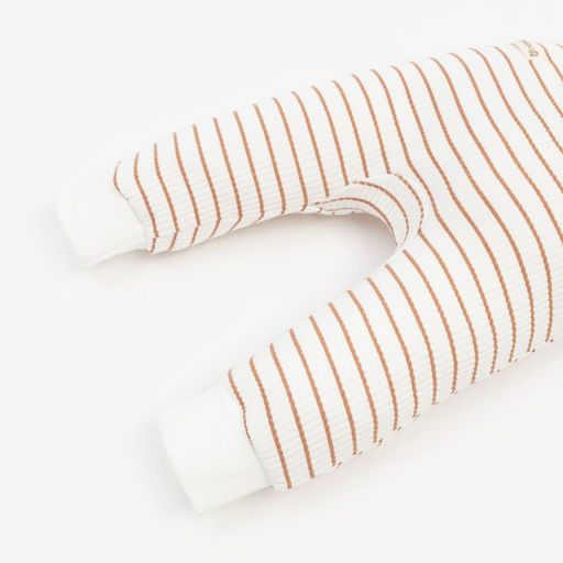 Ползунки-штанишки Крошка Я, BASIC LINE, рост 80-86 см, полоска бежевая  фото 8