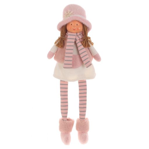 Игрушка набивная "Девочка, мальчик", L20 W10 H27 см, 2в.