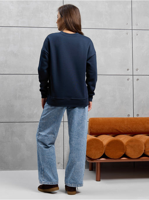 Свитшот Герб Синий Женский - София фото 8