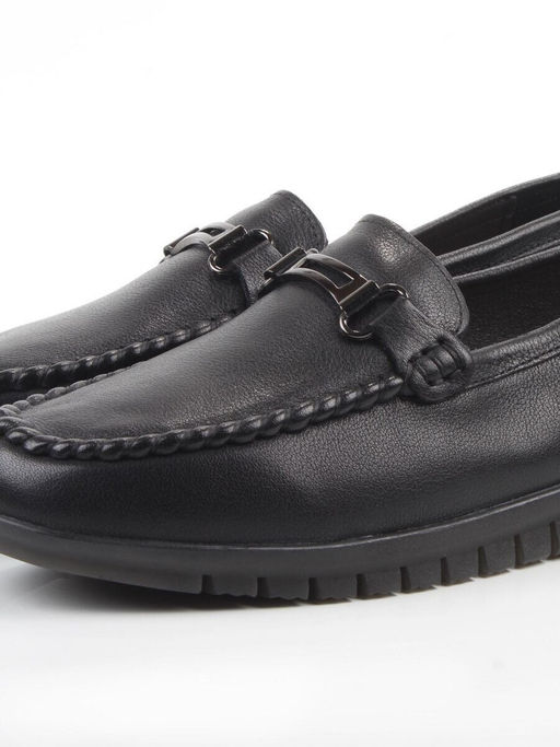 06-DYL121-1 BLACK Туфли женские (натуральная кожа)