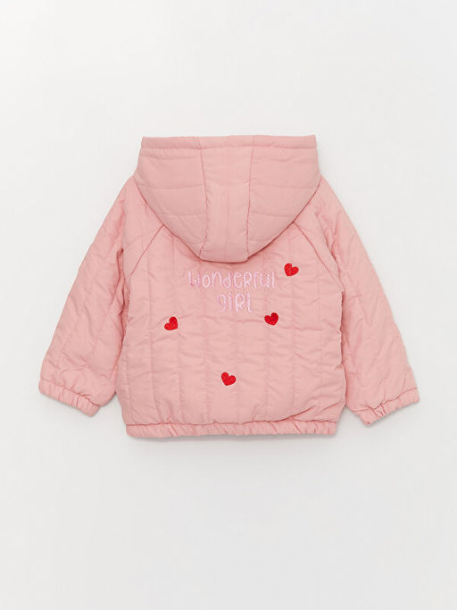 Kap??onlu Bask?l? K?z Bebek Mont - Waikiki фото 2