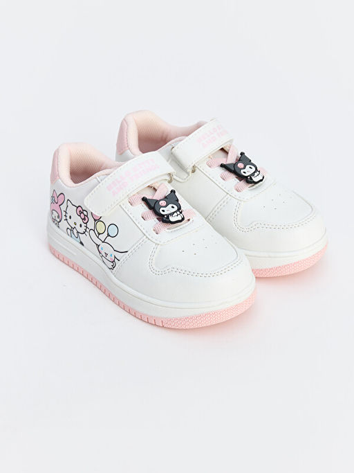 Kuromi ve Hello Kitty Bask?l? K?z ?ocuk Spor Ayakkab?