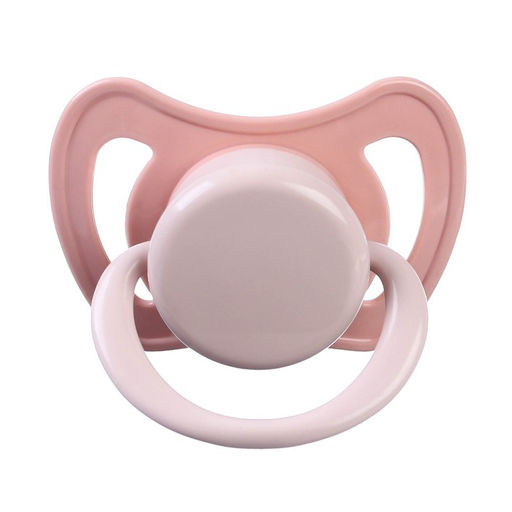 Соска - пустышка латексная ортодонтическая «Нежность», от 6 мес., розовая