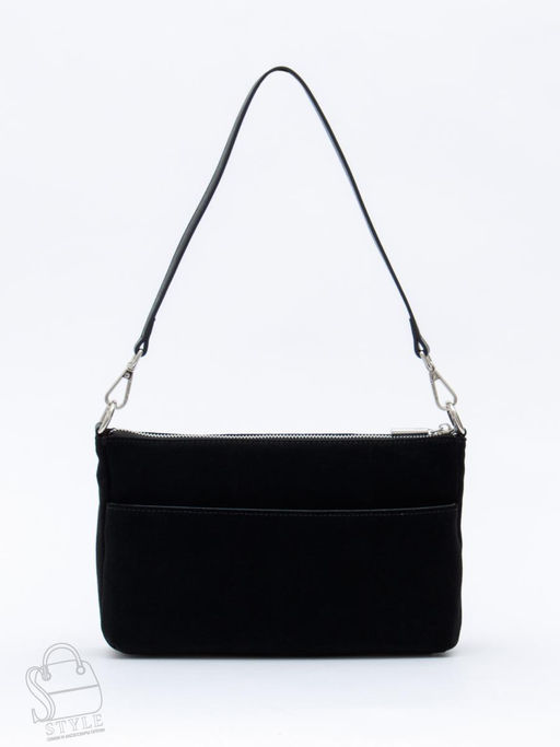 Сумка женская кожаная 8200PEF black Polina&Eiterou  в Новосибирске