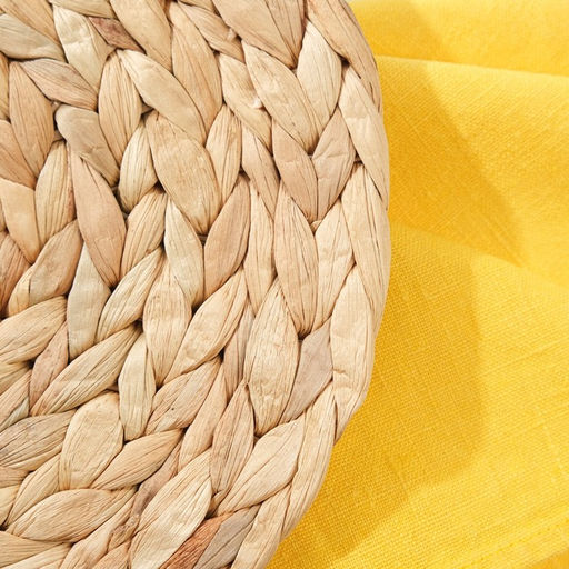 Салфетка сервировочная для стола D 38 х 1 см., водный гиацинт - Simaland фото 3