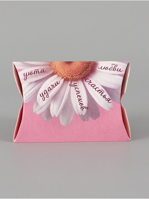 Цена за 10 шт. Коробка подарочная складная «Ромашка», фигурная, 11×8×2 см