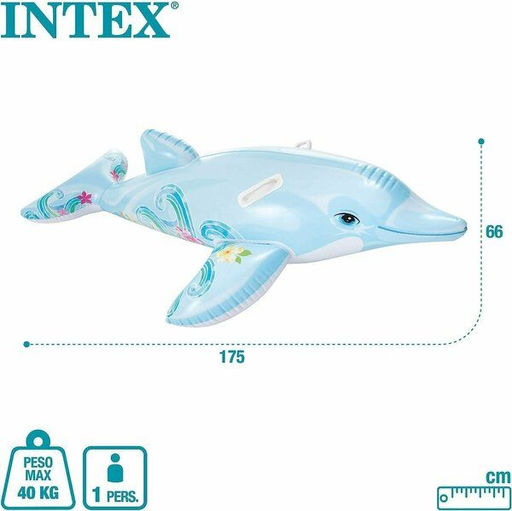 -25% Плотик Дельфин 175х66см, от 3-х лет INTEX  фото 3