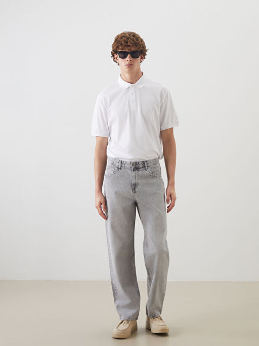 Baggy Fit Erkek Jean Pantolon