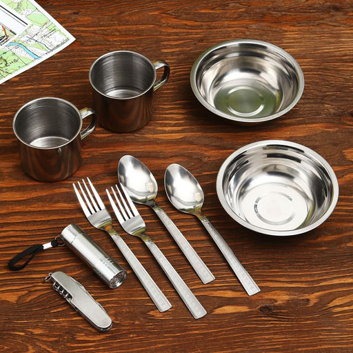 Подарочный набор для пикника Полевая кухня: 10 предметов