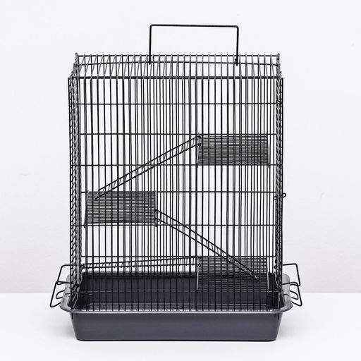 Клетка для грызунов Пижон №9, с 3-я этажами, без наполнения, 33 х 24 х 38 см, серая - Simaland фото 3