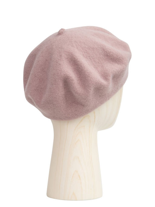 Берет жен. шерсть LB-N88701 dirty pink