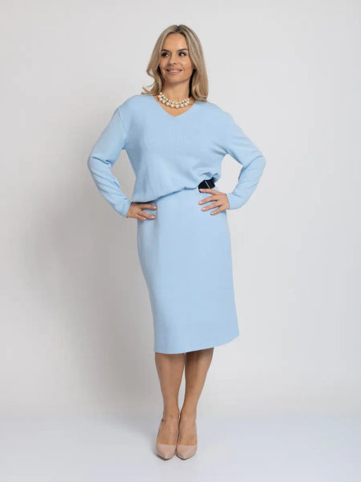 Платье Ф 002/голубой