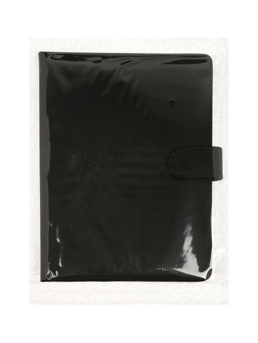 Дневник школьный 1-11 класс, ляссе, обложка искусственная кожа, с хлястиком, чёрный