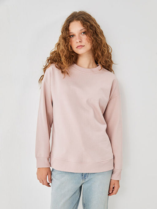 Bisiklet Yaka Kad?n Sweatshirt