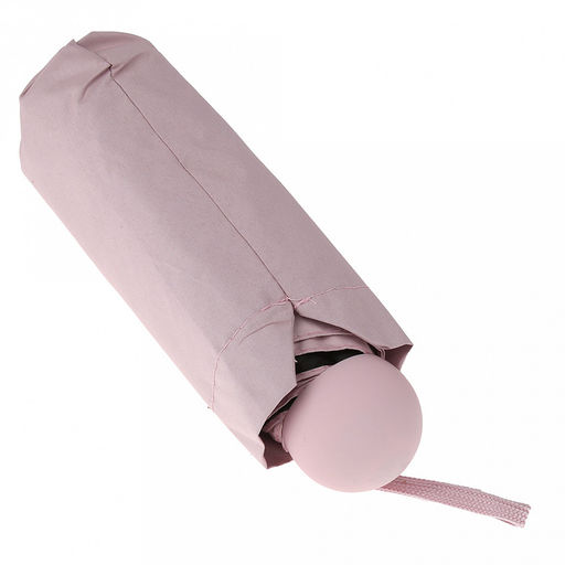 Зонт-мини механический Палитра UPF50+ ткань эпонж (полиэстер) + черное УФ-покрытие, 6 лучей, д/купола 90см, 5 сложений, 18см в сложенном виде, механизм против ветра, ручка с покрытием soft-touch, цвет розовый, 218гр (Китай) - Домашняя мода фото 8