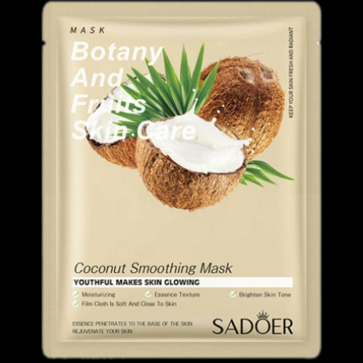 Sadoer Coconut Smoothing Mask, 25g - Маска-салфетка с экстрактом кокоса