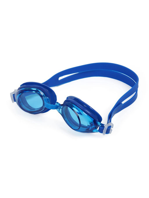 Очки для плавания детские ONLYTOP, беруши, цвет синий
