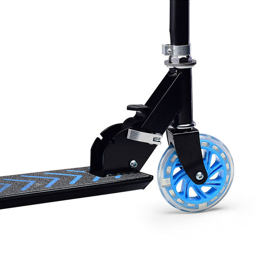 Самокат-снегокат, складной, в коробке (синий)