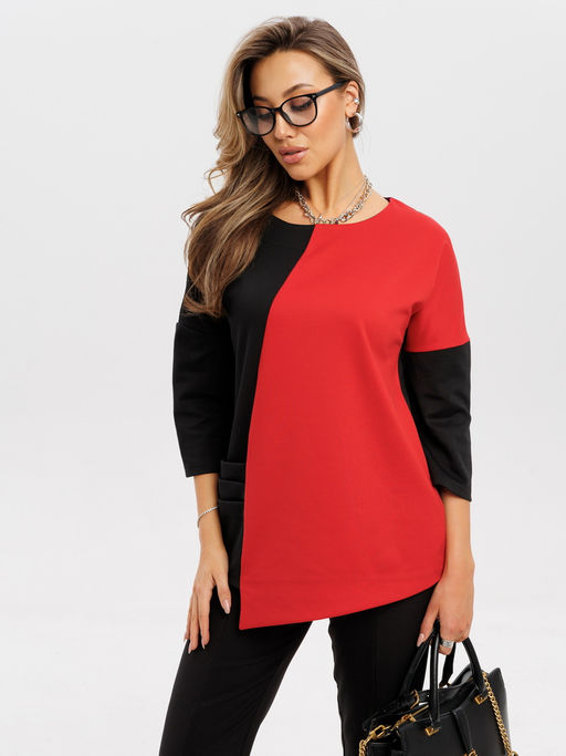 Туника женская Т-143 (нейлон г/к) Индиго - Elenatex фото 32