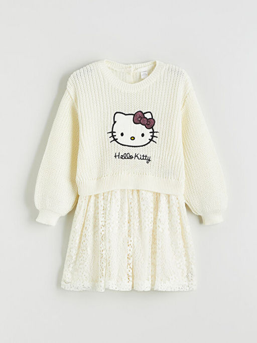 Hello Kitty Nak??l? K?z ?ocuk Elbise
