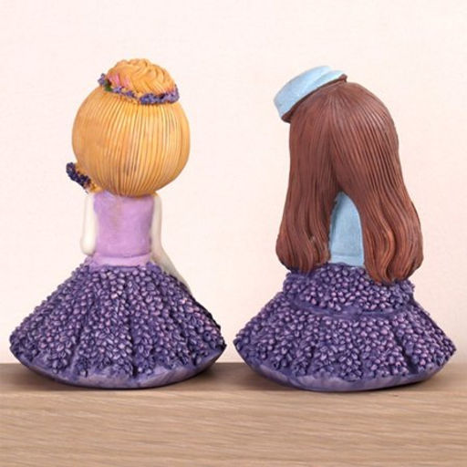 Цена за 2 шт. Фигурка Лаванда висячие ножки 2 штуки набор 22 см / 9639 /уп 48/ - Галеонтрейд фото 6