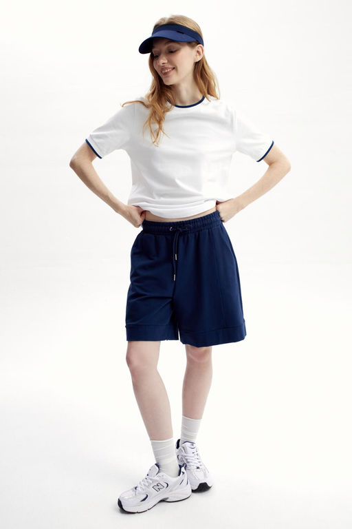 ЕВТ 4126/чернильный шорты жен