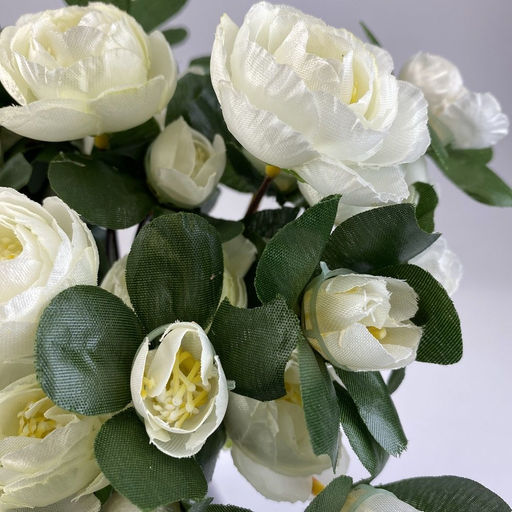 Розы белые,букет 6 веточек, декоративные цветы 35см - Aopen фото 3