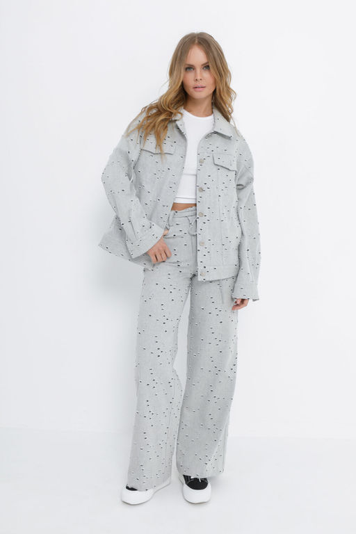 Жакет Pirs 5849 серый фото 3