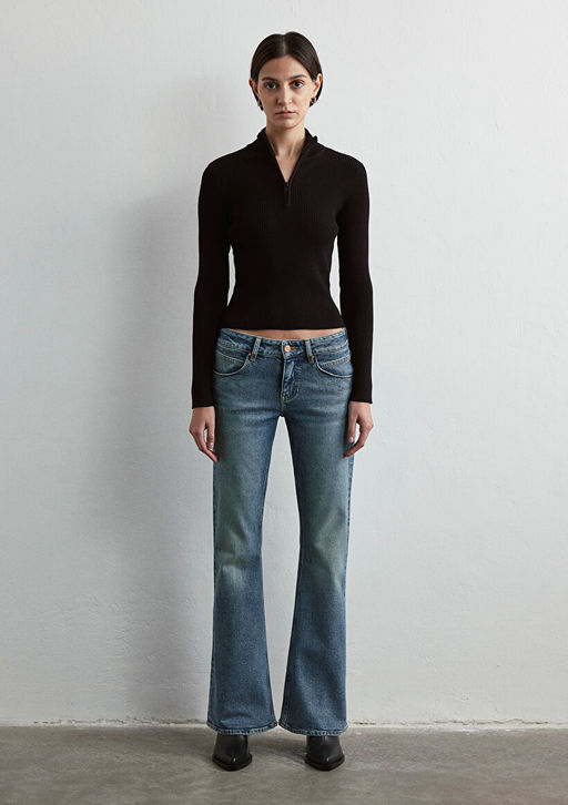 Isabella Iconic Z?mparal? Indigo Mavisi Jean Pantolon