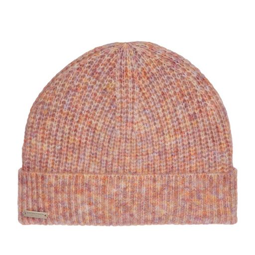 Шапка SEEBERGER арт. 18206-0 TURN-UP BEANIE (ярко-розовый)