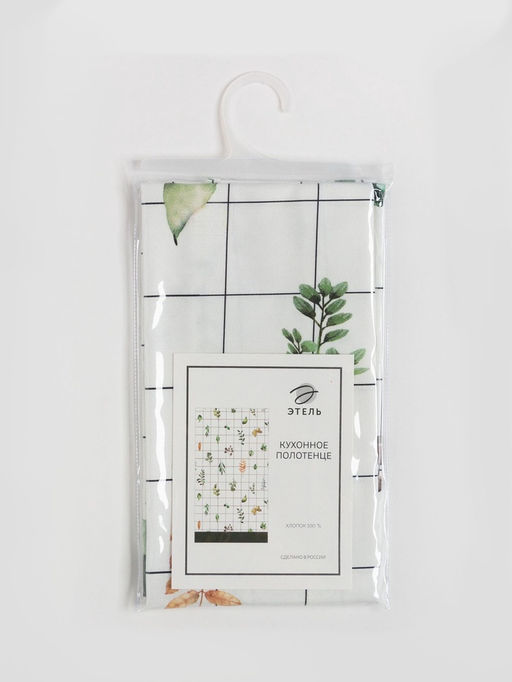 Полотенце Этель Flora (вид 2) 40?73 см, 100% хлопок, саржа 190 г/м?