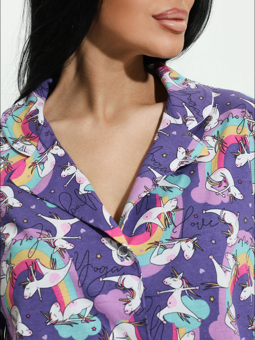 Нимфа пижама женская (фиолетовый) - Lovetex фото 6