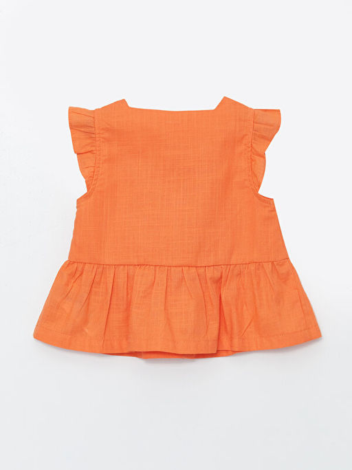 Kare Yaka Kolsuz Basic K?z Bebek G?mlek - Waikiki фото 2