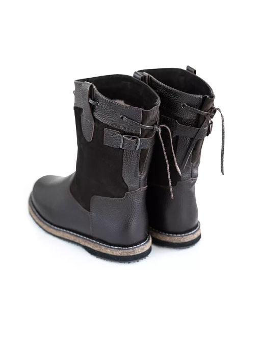 Сапоги мужские Барс, коричневые, на войлочной подошве