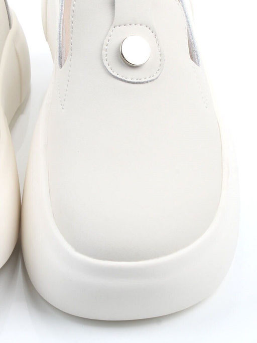 03-M37-15 MILK Полуботинки женские (натуральная кожа)