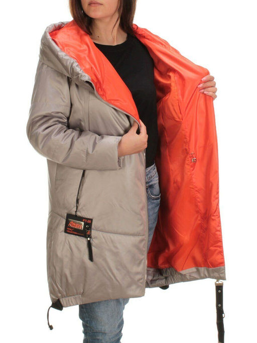 ZW-2182-C BEIGE Куртка демисезонная женская (120 гр. синтепон) - Фабричный китай фото 6