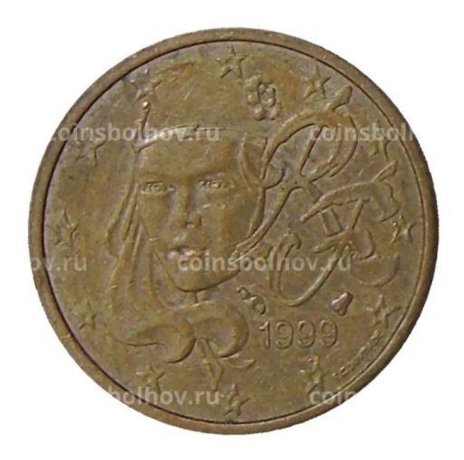 2 евроцента 1999 года Франция
