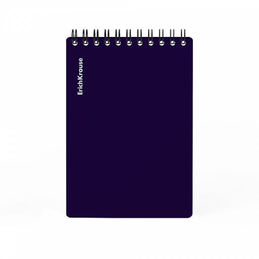 Цена за 4 шт. Блокнот с пластиковой обложкой на спирали ErichKrause Reef, А6, 80 листов, клетка_MIX-PACK  фото 3