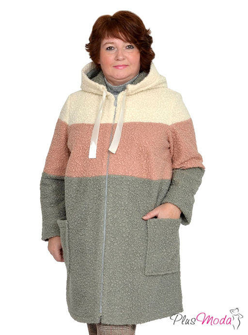 Куртка-пальто Модель №766 размеры 44-84 - Plusmoda фото 2