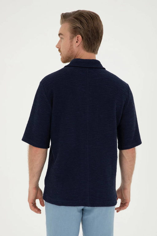 U. S. Polo Assn / Мужская темно-синяя футболка - U.s. polo assn фото 5