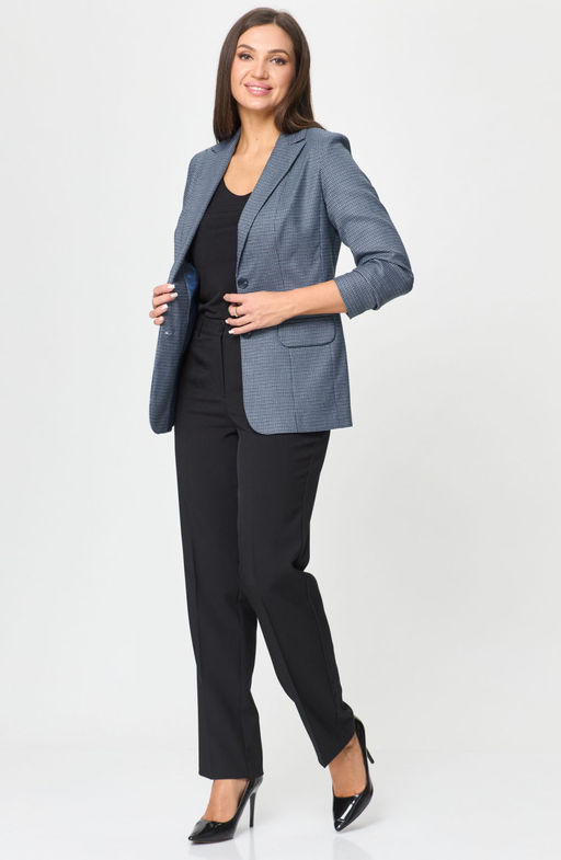 Жакет БелЭльСтиль 203 сине-черный фото 5