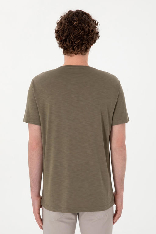 Erkek Regular Fit Bisiklet Yaka Modal Vizon Basic Ti__rt Sepette S_rpriz _ndirim - U.s. polo assn фото 5