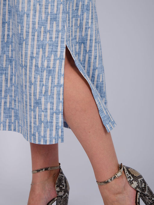 Платье "Делия" штрих, трикотаж