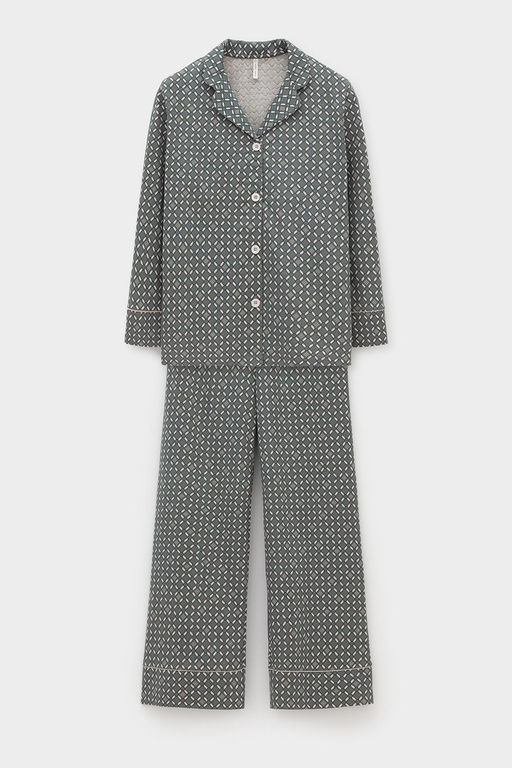 Е 20171/кремовый,узор пижама жен - Very neat фото 2